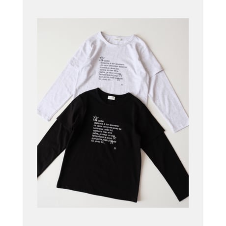 20%OFF STAR LAYERED T-SHIRTS(全2色/9,11,13,17)