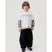 EXTRA-EXTRA EXTRA DOUBLE TEE - MARLE/CAMO(2-3Y,8-9Y)