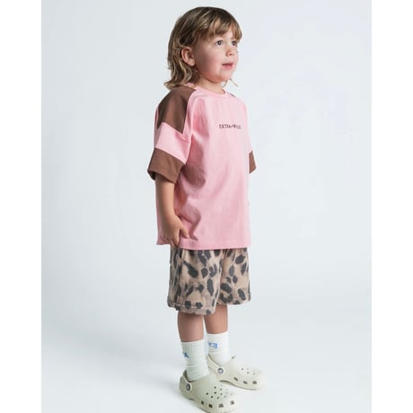 18-24Mラスト1点 EXTRA-EXTRA Terry Shorts Leopard