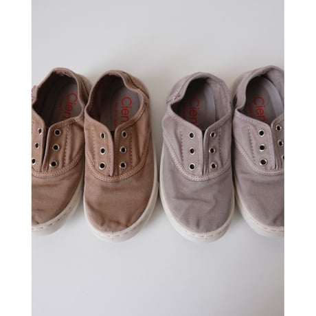 Cienta DECK SHOES gris claro/ムラ染め 86777(29(18cm)～36(22.5cm))