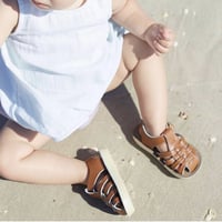Salt-Water SANDALS SAILOR Tan(TODD3(12cm),TODD4(12.5cm))
