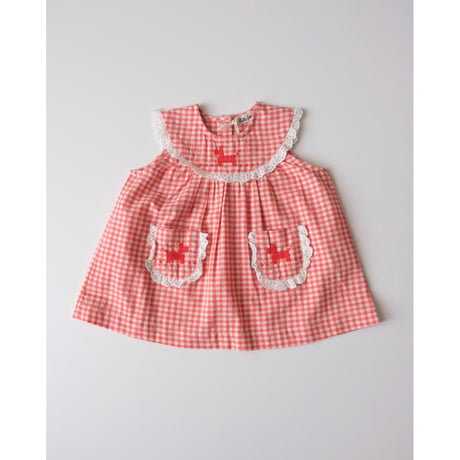 40%OFF 12Mサイズラスト1点 hello Simone Scarlett baby dress Emberglow