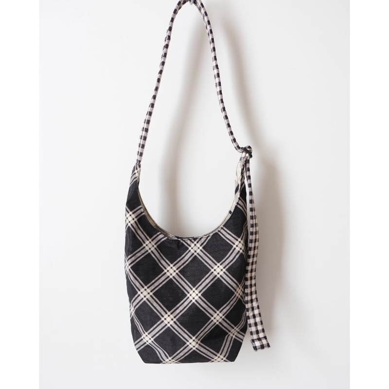 ラスト1点 BAGGU Small Nylon Sling Mixed Plaid | UNO