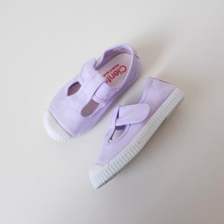 Cienta T STRAP SHOES lila/dyed 77(21(12.5cm)～24(14.5cm))