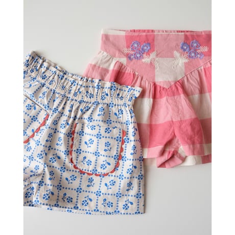 40%OFF 4Yラスト1点 hello Simone Marlow short Check Rose