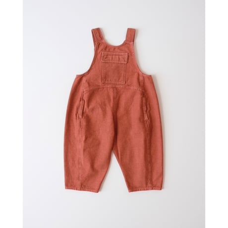 50%OFF KOTER KAI OVERSIZED BLUE DENIM DUNGAREES Fusion Coral(3-4y,4-5y)
