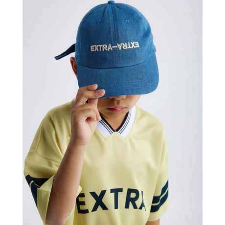 50%OFF EXTRA-EXTRA Logo Cap Denim