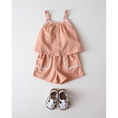 50%OFF Gingersnaps BABY GIRLS NERY SHORTS SET WITH DAISY LACE TRIMS(18M,3Y)