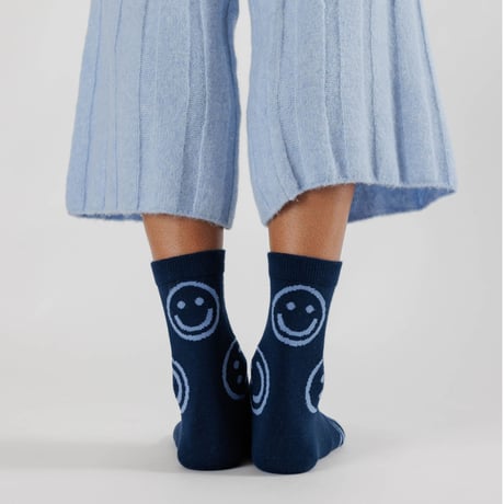 30%OFF BAGGU Crew Sock Ochre Happy