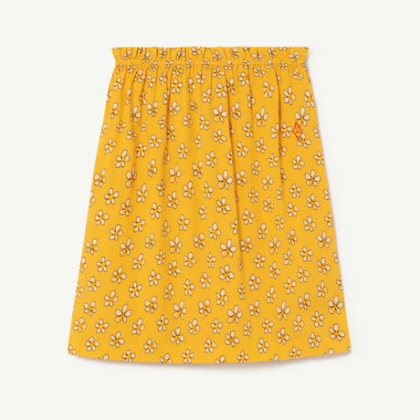 70%OFF THE ANIMALS OBSERVATORY Yellow Flowers Kitten Skirt(4Y,12Y)