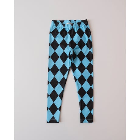 50%OFF MAISON MANGOSTAN HARLEQUIN LEGGING GREY/BLUE(2Y,4Y)