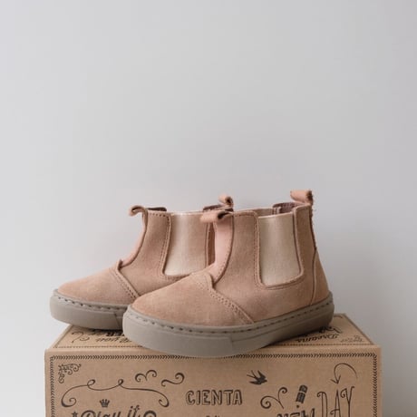 Cienta SUEDE SIDE GORE BOOTS maquillaje / suede(26(16cm)31(19cm)32(20cm))