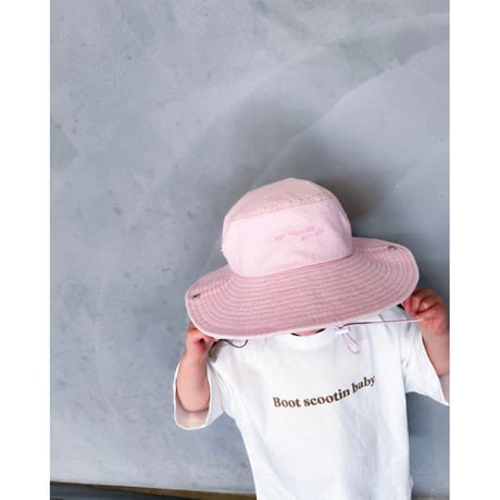 Twin Collective Cowboy Bucket Hat(Light Brown/Denim Blue)