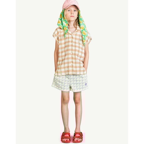 50%OFF THE ANIMALS OBSERVATORY White Square Poodle Pants(6Y,8Y,10Y)
