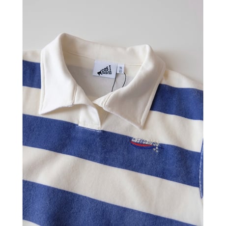 70%OFF 128-134ラスト1点 COS I SAID SO STRIPED POLO ULTRAMARINE