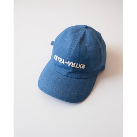 EXTRA-EXTRA Logo Cap Denim