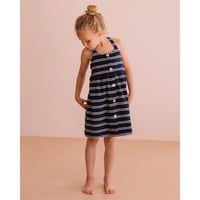 We are Kids ROBE SIMONETTA NAVY STRIPES(6-7y,8-9y,10-11y)