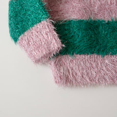 70%OFF Daily Brat TWINKLE GLITTER STRIPED SWEATER GLITTERDUST(2-3Y,3-4Y)