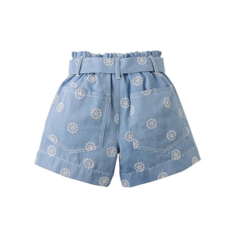 40%OFF Gingersnaps Amara Denim Shorts with Big Pockets & Belt(6Y,8Y,10Y)