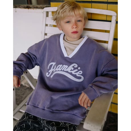 50%OFF CALL ME FRANKIE CMF BASEBALL SWEATER(3-4Y,4-5Y,5-6Y,6-8Y,8-10Y,10-12Y)