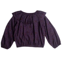 50%OFF 14ラスト1点 LONGLIVETHEQUEEN blouse with volant