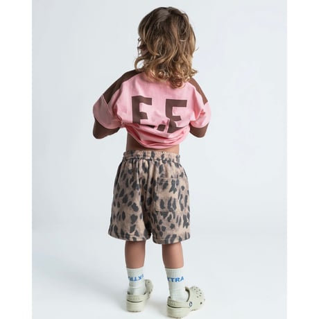 18-24Mラスト1点 EXTRA-EXTRA Terry Shorts Leopard