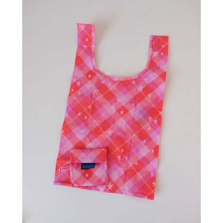 BAGGU Baby Baggu Pink Star Plaid