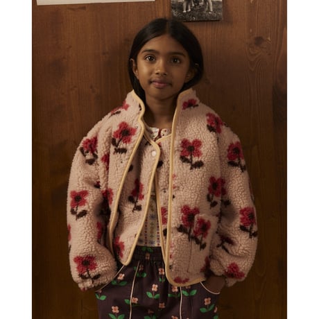 50%OFF hello Simone Bear fleece jacket Cookie(3Y,4Y,8Y)