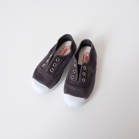 Cienta DECK SHOES black/ムラ染め 70(21(12.5cm)～35(22cm))