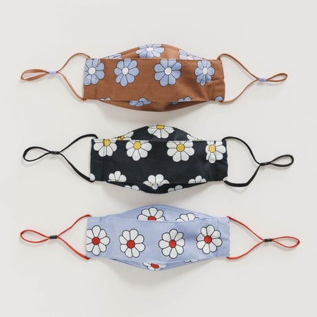 70%OFF BAGGU KIDS FABRIC MASK SET LOOP DAISY