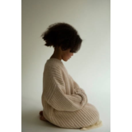 70%OFF 2yラスト1点 Façade NUAGE KNITTED SWEATER - WHEAT MIX