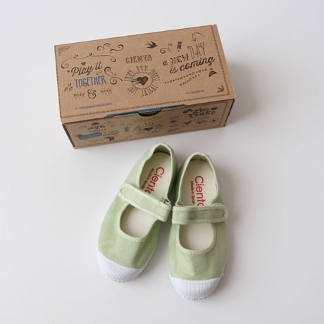 Cienta VELCRO ONE STRAP SHOES butterfly/ムラ染め(21(12.5cm)23(14cm)30(18.5cm)32(20cm))