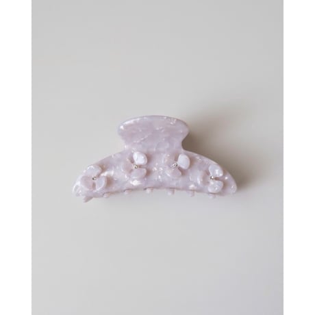 Buttermilk Elle Claw Clip in Fior de Latte