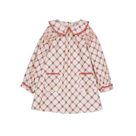 50%OFF 6Yラスト1点 hello Simone Martha dress Floral check