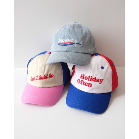 COS I SAID SO LOGO DENIM CAP(52/54,56/58)