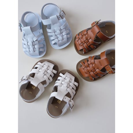 Salt-Water SANDALS SAILOR Tan(TODD3(12cm),TODD4(12.5cm))