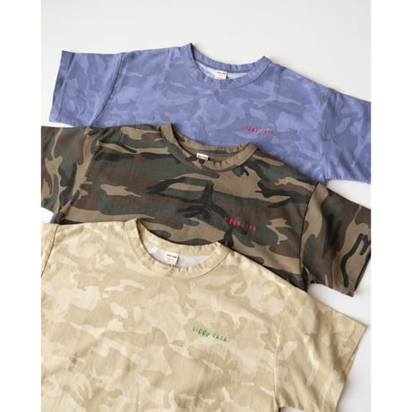 5-7Yラスト1点 ZIGGY ZAZA troop camo tee | dune