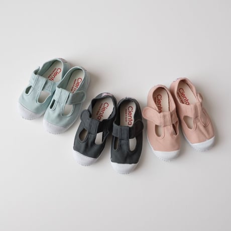 34(21cm)ラスト1点 Cienta T STRAP SHOES maquillaje/dyed