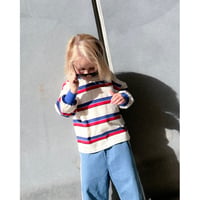 4yラスト1点 Twin Collective Brunswick Long Sleeve Ringer Tee -Red/Blue