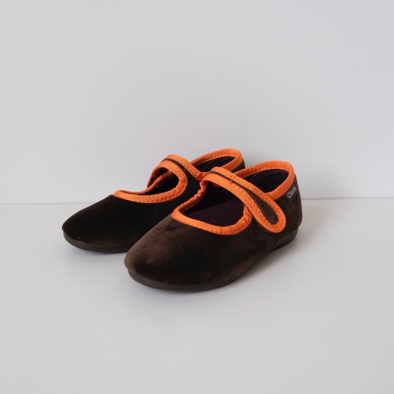 Cienta VELOUR VELCRO ONESTRAPBALLETSHOES
