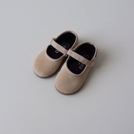 Cienta VELOUR VELCRO ONE STRAP SHOES crudo / velour 400(20(12cm)21(12.5cm))