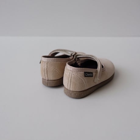Cienta VELOUR VELCRO ONE STRAP SHOES crudo / velour 400(20(12cm)21(12.5cm))