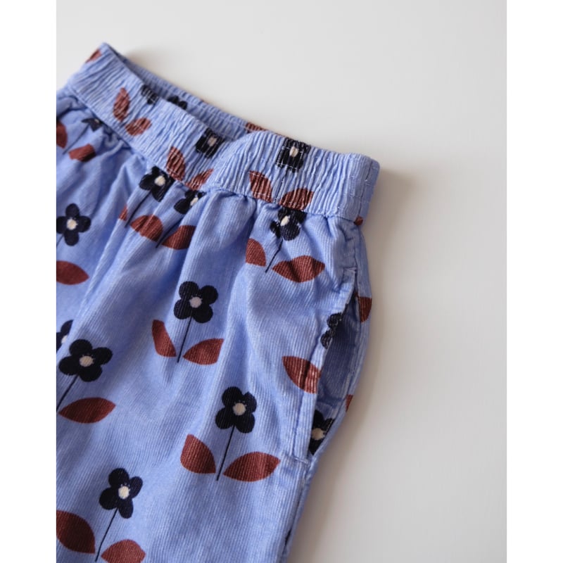 hello Simone Malika pants Flora blue(3Y,4Y,6Y)