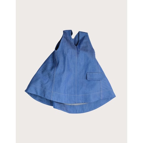 KOTER AVERY DRESS BLUE DENIM