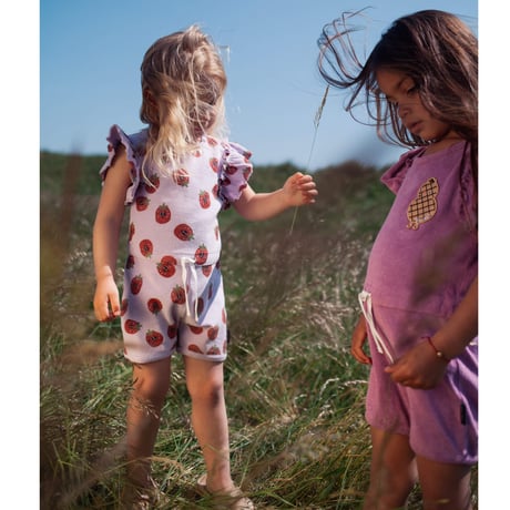 70%OFF 3-4Yラスト1点 Daily Brat BERRY KOALA TOWEL SUIT PASTEL LILAC