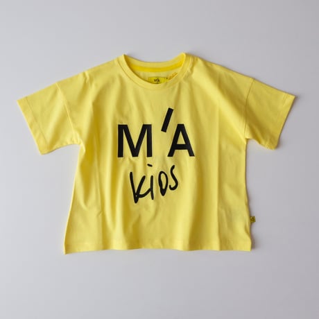 70%OFF M´A Kids YELLOW T-SHIRT WITH EMBROIDERED LOGO(6Y,8Y,10Y)