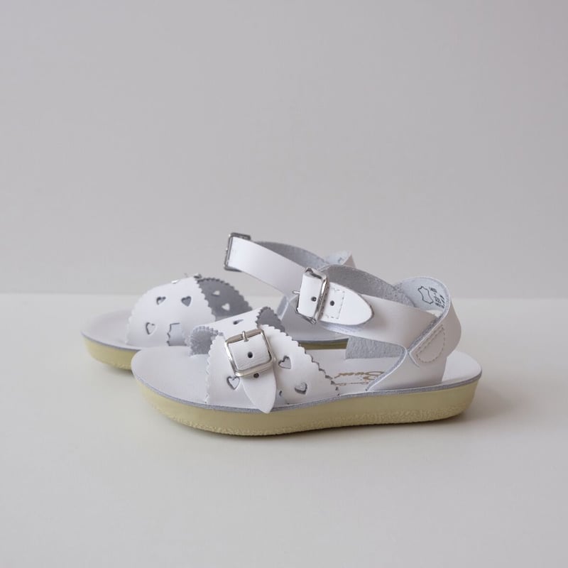 Salt-Water SANDALS SWEETHEART White(CH6(14cm)～Y