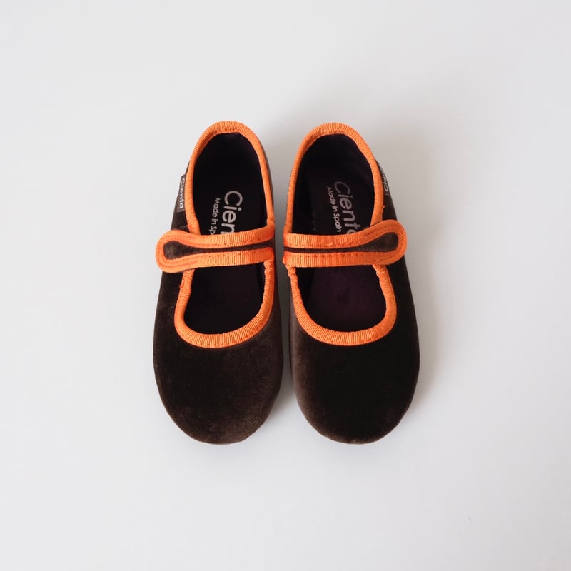 Cienta VELOUR VELCRO ONESTRAPBALLETSHOES