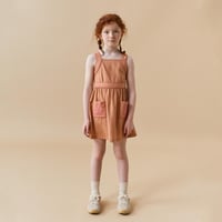 70%OFF Gingersnaps GIRLS OLGA DRESS WITH POCKETS AND EMBROIDERED(4Y)