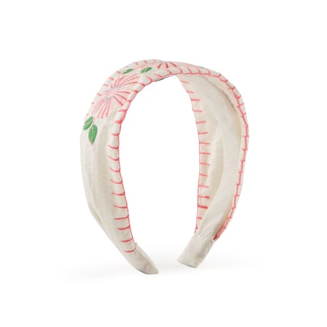 50%OFF ラスト1点 Gingersnaps Girls Alina Headband With Flower Embroideries